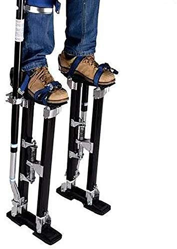 Stelzen für Dekorateure, Stelzen aus Aluminium, Stelzen für Maler, Stelzen für Bauunternehmer, Trockenbau, Verputzen, 38,1–162,6 cm, verstellbare Stelzen aus Aluminium für Trockenbau, Baumeister,