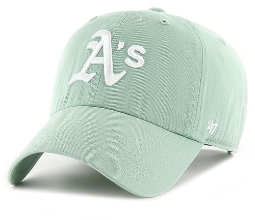 '47 Brand Strapback Cap - CLEAN UP Oakland Athletics Mint