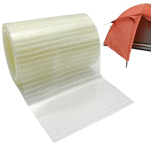 Markisen-Reparaturband, selbstklebendes Glasfaser-Verpackungsband, Mehrzweck-Versandklebeband, wasserdichtes Versandband, Planen-Reparaturband für Reparatur, Abdichtung, Wohnmobil-Markisen, Zeltnähte