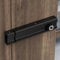 Slide Lock, Security Slide Latch Door Lock Bolt, Heavy Duty Hardware Bolt Latch Door Latch for Flush or Recessed Doors and Gates (Black-1Pc, 6Inch)