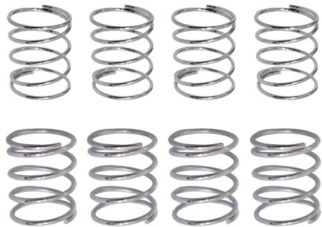 8pcs 2lb 4lb Stainless Steel Springs for Sanwa JLF Joysticks Springs Compatible for Games Box Sticks (4pcs 4lb + 4pcs 2lb springs)