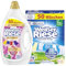 WEISSER RIESE-Set Gel 1x 50 Waschladungen Aromatherapie Color Orchidee, mit Good Mood-Duft & Pulver 1x 50 Waschladungen Universal, Vollwaschmittel wirkt riesig stark gegen Flecken