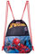 Spiderman Marvel Avengers Turnbeutel, Schwimmbeutel, Sporttasche, Gymsack, Rucksack, Schuhbeutel, Sportrucksack, verschiedene Designs inkl. extra Fach (Blau)