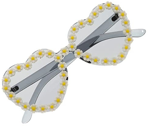 GALPADA Herz Sonnenbrille Retro-sonnenbrille Randlose Sonnenbrille Herz-schnapsgläser Brille Für Kinder Damen Sonnenbrille Herzförmige Brille Graue Herzsonnenbrille Graue Brille Stk Grey