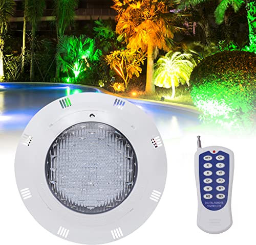 Dekltus LED Poolbeleuchtung, Pool Lichter Unterwasser mit Fernbedienung, 45W AC12V RGB LED Pool Beleuchtung, IP68 Wasserdicht, Poollicht für Pool, Party, Festival, Brunnen