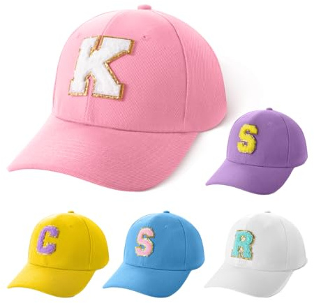 Monogramm Hut für Kinder - Jungen Mädchen Baseballmütze - Personalisierte Kinder Baseballmütze mit Initiale - Kleinkind Geschenk - Benutzerdefinierter Buchstabe Baseballkappe - initial Kindermütze