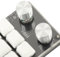 One Handed Macro Mechanical Keyboard, 12 - Key Programmable Gaming Keypad with Fully Customizable Functions, Ideal for Gaming and Office Use (Black and White)