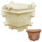 Blogiiup Grand Moule de jardinière en béton, Moule de jardinière, 6, 7x7, 9x9, 1 Pouces en béton épaissi avec Conception enclen
