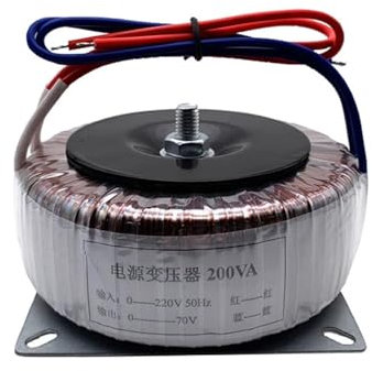 EDXFICDQ Transformateur toroïdal 200 W 220 V à 50 V 86 transformateur de Puissance for Moteur Pas à Pas 60 V 70 V 80 V(60V)