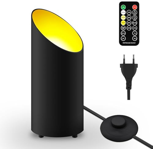 Adiwo LED Uplight Spot, Bodenstrahler, LED Bodenleuchte zur Stimmungsvollen Akzentbeleuchtung, Tandleuchten Deckenfluter, Stehlampe Dimmbar Warmes Gelbes NatüRliches KüHles WeißEs Licht, Schwarz