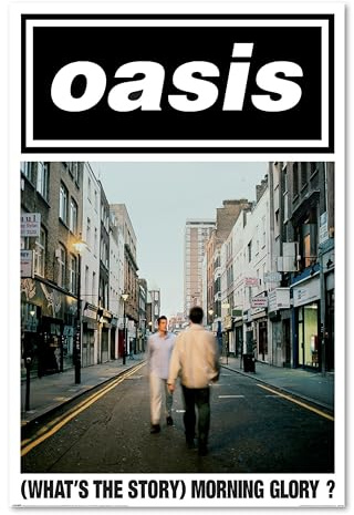 Pyramid International Oasis Poster (What’s The Story) Morning Glory? | 61x91,5 cm | Kult Album Cover | Britpop Klassiker | Wanddeko