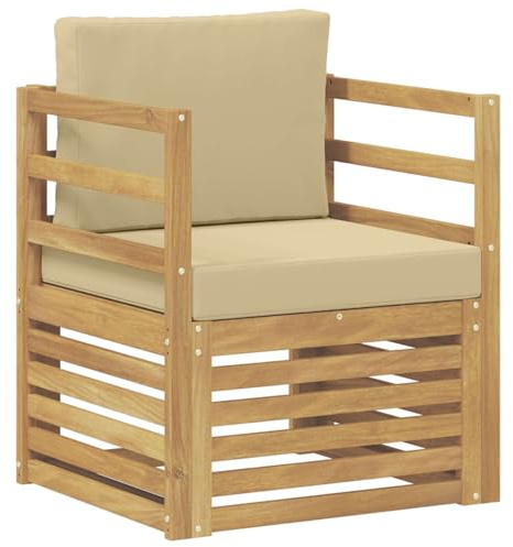 vidaXL Outdoor-Sofa Polyester Weiß, Moderne Outdoor-Couch, modulare Möbel, wetterfestes Gartenlounge, Bequeme Terrassen-Sitzgruppe