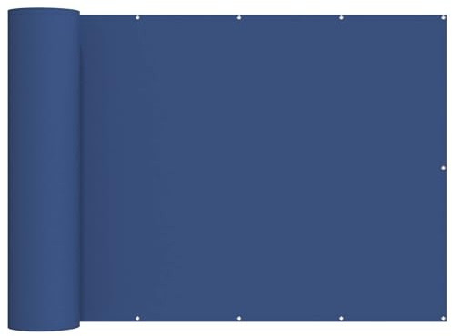 vidaXL Balkon Sichtschutz 150 x 200 cm Stoff mit PU-Beschichtung Blau