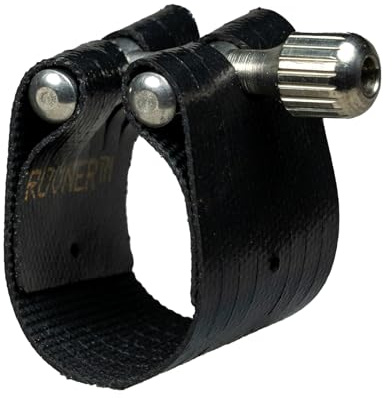 Rovner Ligature & Plastic Cap for Soprano Saxophone - Dark Ligature for Metal Mouthpiece (1MD)