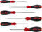 Juego de destornilladores SoftFinish® 302SF ZK6 SO SATZ 6-tlg; Schlitz/PZ