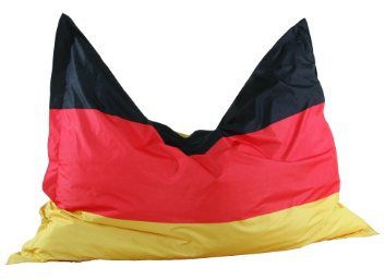 Kinzler K-11290/395 Riesensitzsack Flagge Deutschland 140x180 cm, bunt