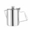 HENDI Kaffee-/Teekanne, mit Klappdeckel, Kaffeekanne, Wasserkessel Tropfwasserkocher, Kaffee, 0,5L, ø74x(H)123mm, Edelstahl