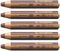 STABILO - Buntstift, Wasserfarbe & Wachsmalkreide - woody 3 in 1-5er Pack - braun