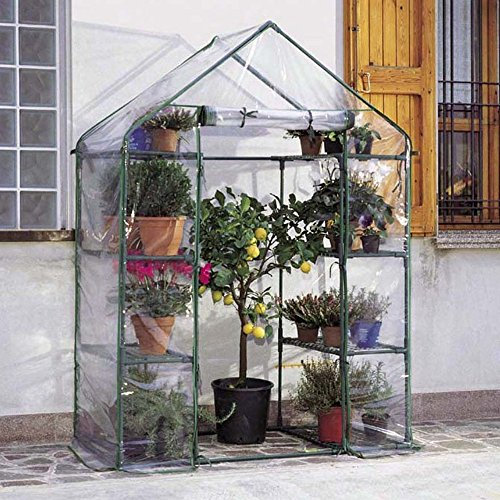 VERDEMAX Serra in Kit con 8 Ripiani IBISCUS 140x73x200h cm