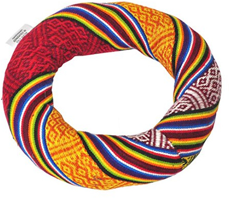 Mandala Crafts Tibetan Singing Bowl Ring, 7 Inches, Singing Bowl Cushion, Singing Bowl Pillow (Stripes)