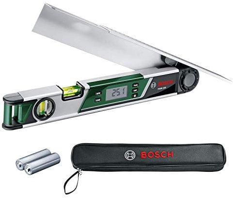 Bosch Winkelmesser PAM 220 (Winkel bis 220° präzise messen und übertragen, mit integrierter Berechnungsfunktion für Gehrungswinkel)