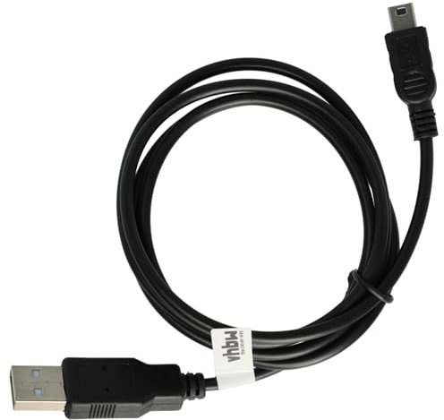 vhbw Câble mini USB - transfert de données/charge, 1.0 m, compatible avec Canon Legria HF G25, HF G30, HG30, Mini, Mini X