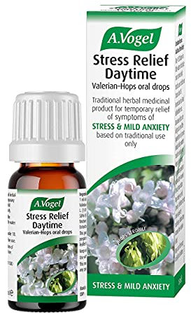 A.Vogel Stress Relief Daytime Oral Drops - Valerian Complex - Not Tablets, 15ml