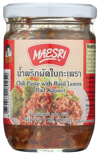 MaeSri Chilli Paste & Holy Basil 200g (Pad Kapao)