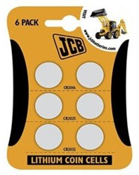 JCB JCB Lithium 6pk Coin Cell