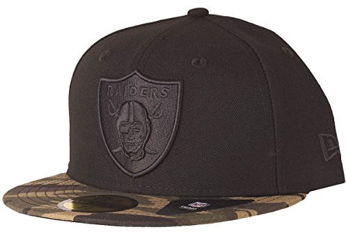 New Era Las Vegas Raiders Camo Black Wood 59Fifty Cap - 7 1/4-58cm (L)