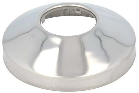 tecuro Siphonrosette Innen-Ø 32 mm x Außen-Ø 80 mm x Höhe 24 mm, Messing verchromt