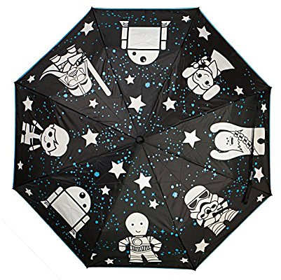 Bioworld Star Wars Rain Reactive Color Changing Umbrella Characters Ombrelli