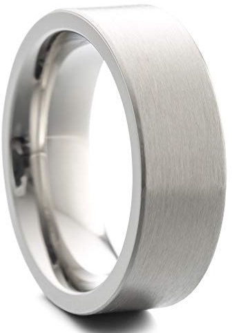 Heideman Ring Damen und Herren Paari aus Edelstahl silber farben matt Damenring für Frauen und Männer als Partnerringe strichmatt Gr.52 hr7037-4-52