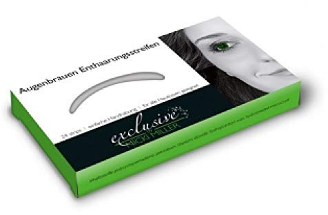 Nicki Miller Augenbrauen Enthaarungsstreifen 40 Stk. für jeden Hauttypen geeignet