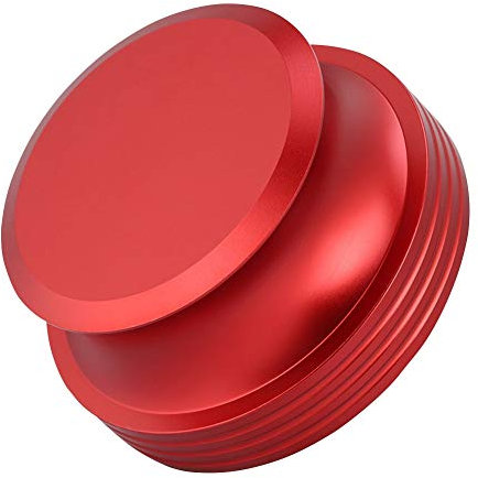 LP Platinum Stabilizer, Clip Platte LP Disc Stabilizer Plattenspieler Aluminium Plattenstabilisator Schallplatte für LP Schallplatte(rot)