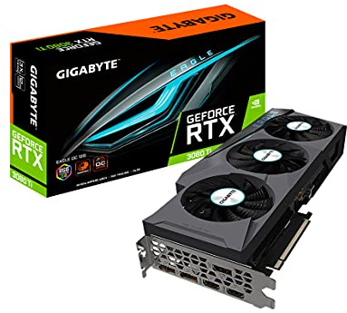 Gigabyte GeForce RTX 3080 Ti EAGLE OC 12G, 3 ventole Windforce, 12 GB GDDR6X a 384 bit, GV-N308TEAGLE OC-12GD scheda video