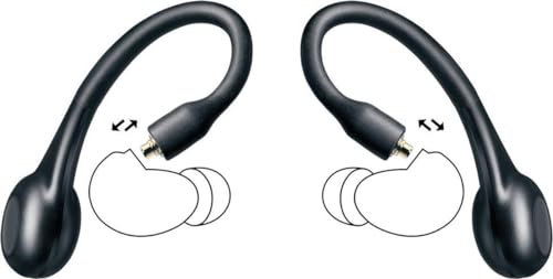 Shure True Wireless Adapter for Sound Isolating Earphones, Secure Over-Ear Fit, Bluetooth 5 Wireless Technology, Long Battery Life With Charging Case, Fingertip Controls
