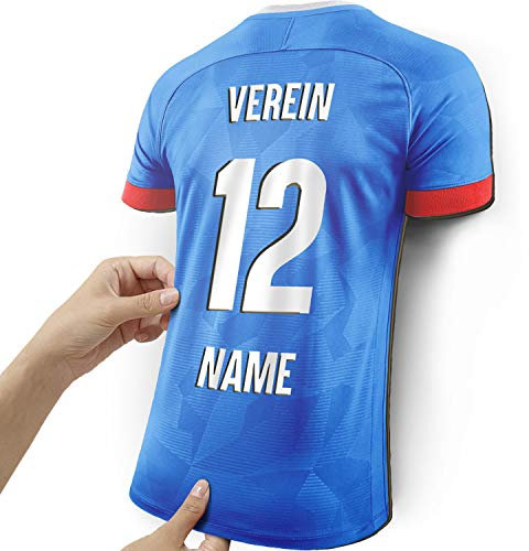 Elbeffekt Trikotlampe für Kiel Fans aus Holz - personalisierbares Geschenk - schenke Dein individuellen Kiel Fanartikel aus Echtholz