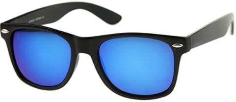 INF Lunettes de soleil polarisantes UV400 noir/bleu, lunettes de soleil élégantes pour hommes et femmes Protection 100% UV, parfaites pour la plage et les activités de plein air