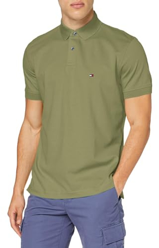 Tommy Hilfiger Poloshirt Herren 1985 Regular Polo (1er Set), Faded Olive, L/XL