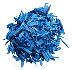 mamikatou Copeaux de Bois paillage Deco Bleu Azur en 10L
