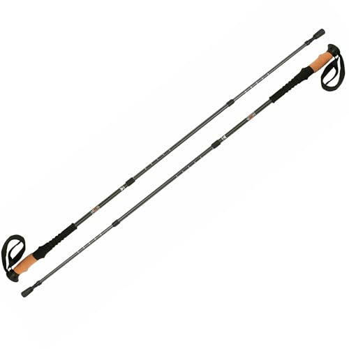 Origin Outdoors Unisex – vuxen Twist-Lock vandringsstavar, flerfärgad, en storlek
