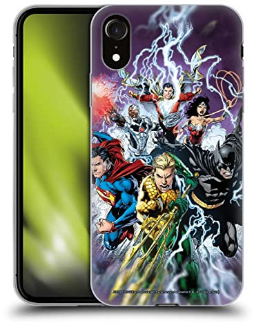 Head Case Designs Offizielle Justice League DC Comics Neu 52#15 Comic-Bucheinbände Gel Handyhülle Hülle [Militärischer Schutzgrad] Kompatibel mit Apple iPhone XR