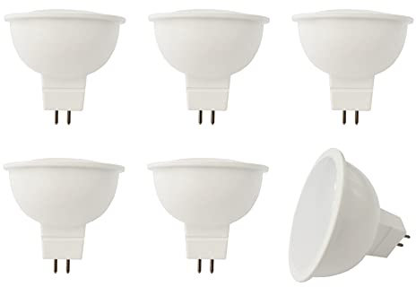 Provance LED Leuchtmittel GU5.3 MR 16 4W 4 Watt ersetzt 20 Watt 280 Lumen 6500 Kelvin 6er Set