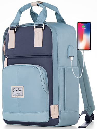 Rucksack Schule Jungen Teenager Schulranzen Frauen Schultasche Mädchen Teenager, Rucksack Laptop Damen Rucksack Herren Lehrerrucksack 15,6,Tagesrucksack für Freizeit Arbeit Universität Studenten