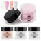 EBANKU Acrylic Powder Set, 4 Colors Acrylic Nail Powder Professional Acrylic Powder for Nail Acrylic Extension, Nail Carving, Long-Lasting, No Nail Lamp Needed