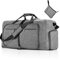 CORIOS Reisetaschen Duffle Bag für Herren/Damen 85L Faltbare Sporttasche Fitnesstasche Schwimmtasche Handgepäck mit Schuhfach Kabinenreisetasche Weekender Übernachtung Tasche Trainingstasche Grau