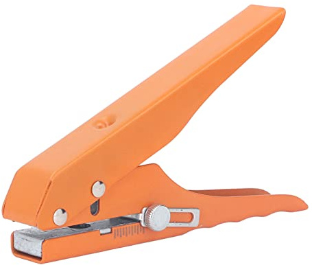 Einzellocher, 10-mm-Lochstanzer, Verstellbares Handlocher-Werkzeug, Papierlocher mit Skala für Karten, Karton, Papier, PVC, Basteln, für das Heimbüro, Kraftsparend