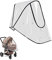 Oneroomone Universal Kinderwagen Regenschutz, Universal Komfort Regenschutz, Universal Regenschutz, Für Buggy Und Sportwagen Kinderwagen, Gute Luftzirkulation, Schadstofffrei