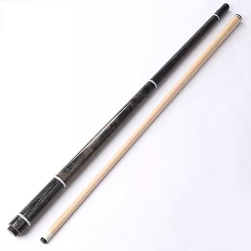 SciAza Snooker cue Pool cue Billard queue1/2 geteilt, 11,75 mm/12,5 mm schwarzer Acht-Ball-Schläger, 147 cm Neun-Ball-Schläger(Color:B,Size:)